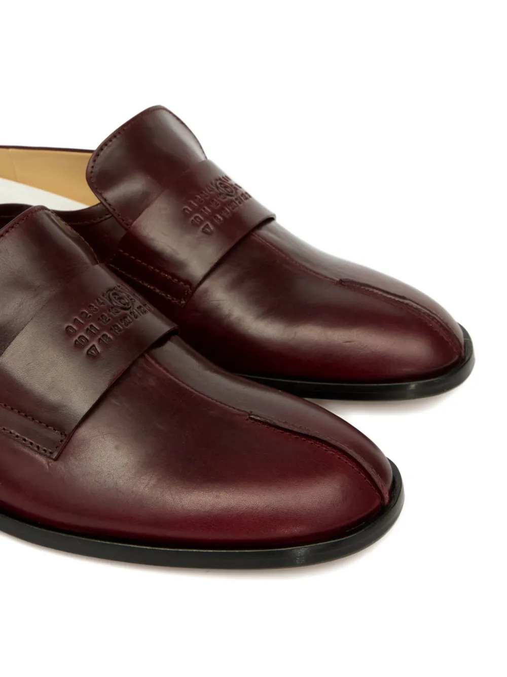 MM6 Maison Margiela Leren muiltjes Bruin