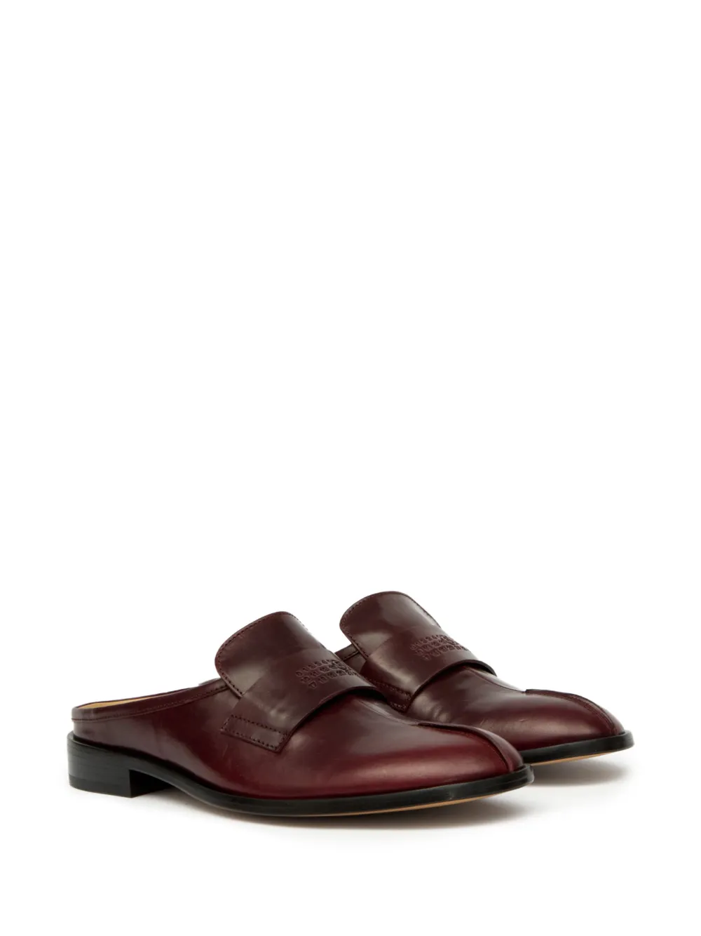 MM6 Maison Margiela Leren muiltjes - Bruin