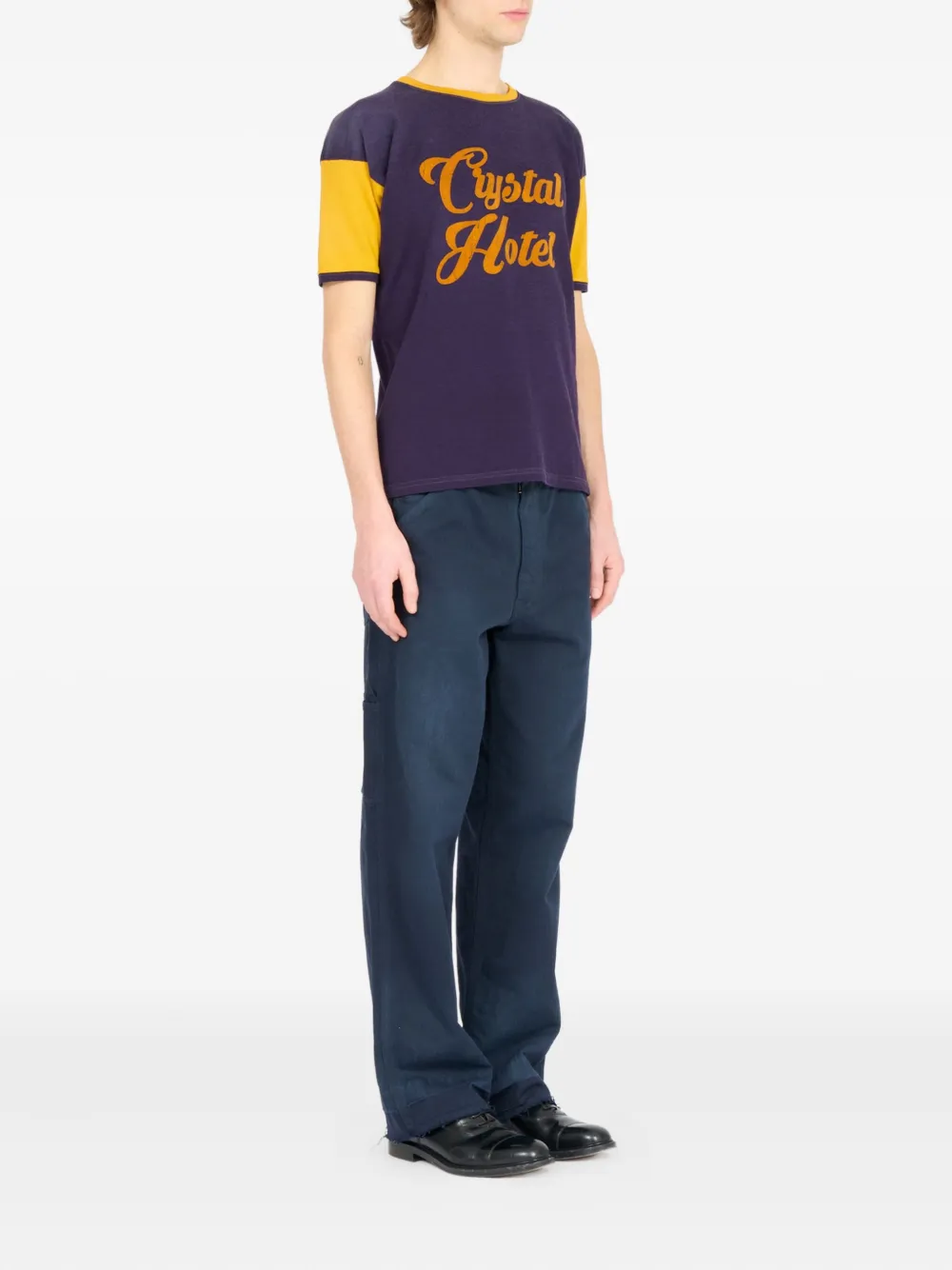 Maison Margiela T-shirt met tekst Paars