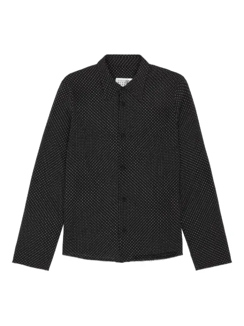 MM6 Maison Margiela polka-dot long-sleeved shirt