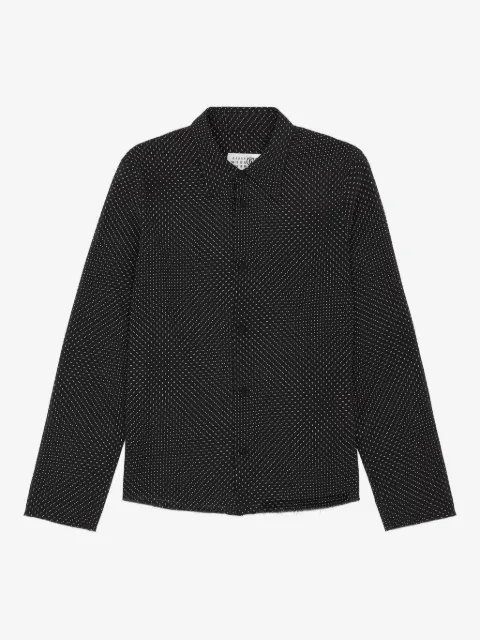 MM6 Maison Margiela polka-dot long-sleeved shirt