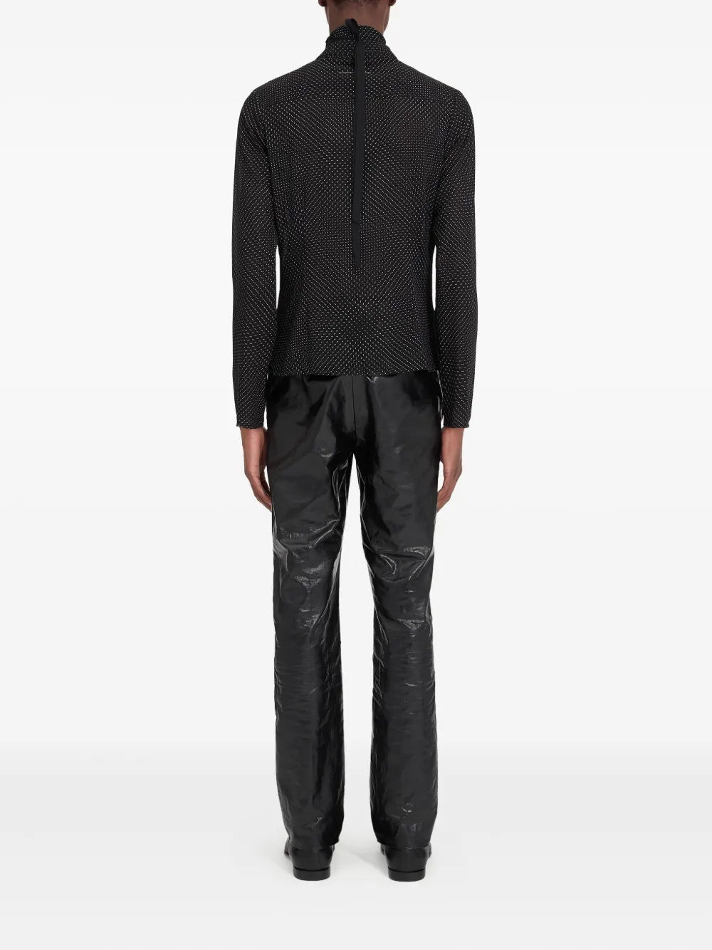 MM6 Maison Margiela Overhemd met stippen Zwart