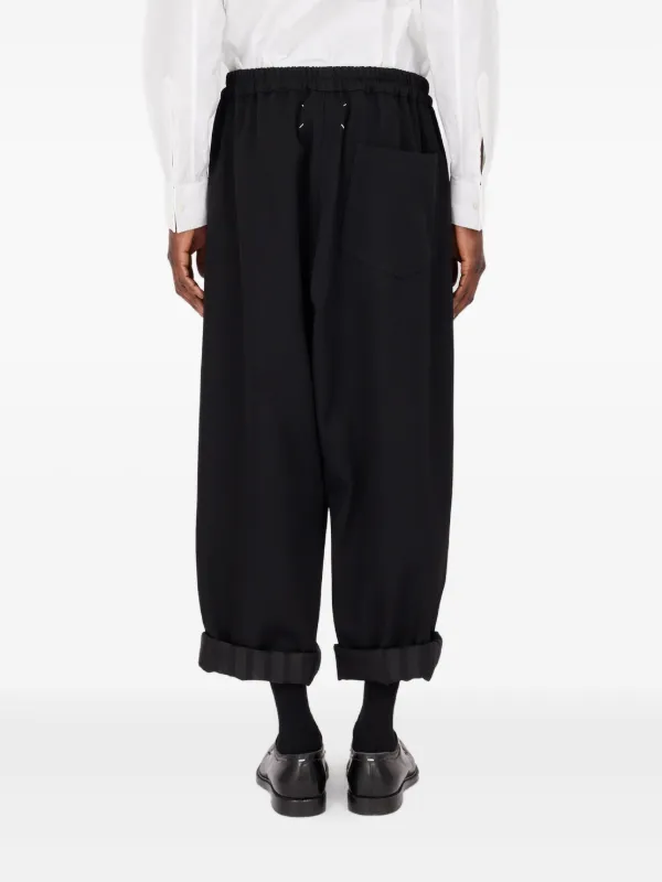 Maison Margiela Wool Trousers | Black | FARFETCH CH