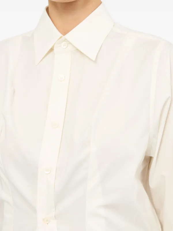MM6 Maison Margiela　レイヤードシャツ MM6 Maison Margiela レイヤード シャツ | ホワイト | FARFETCH JP