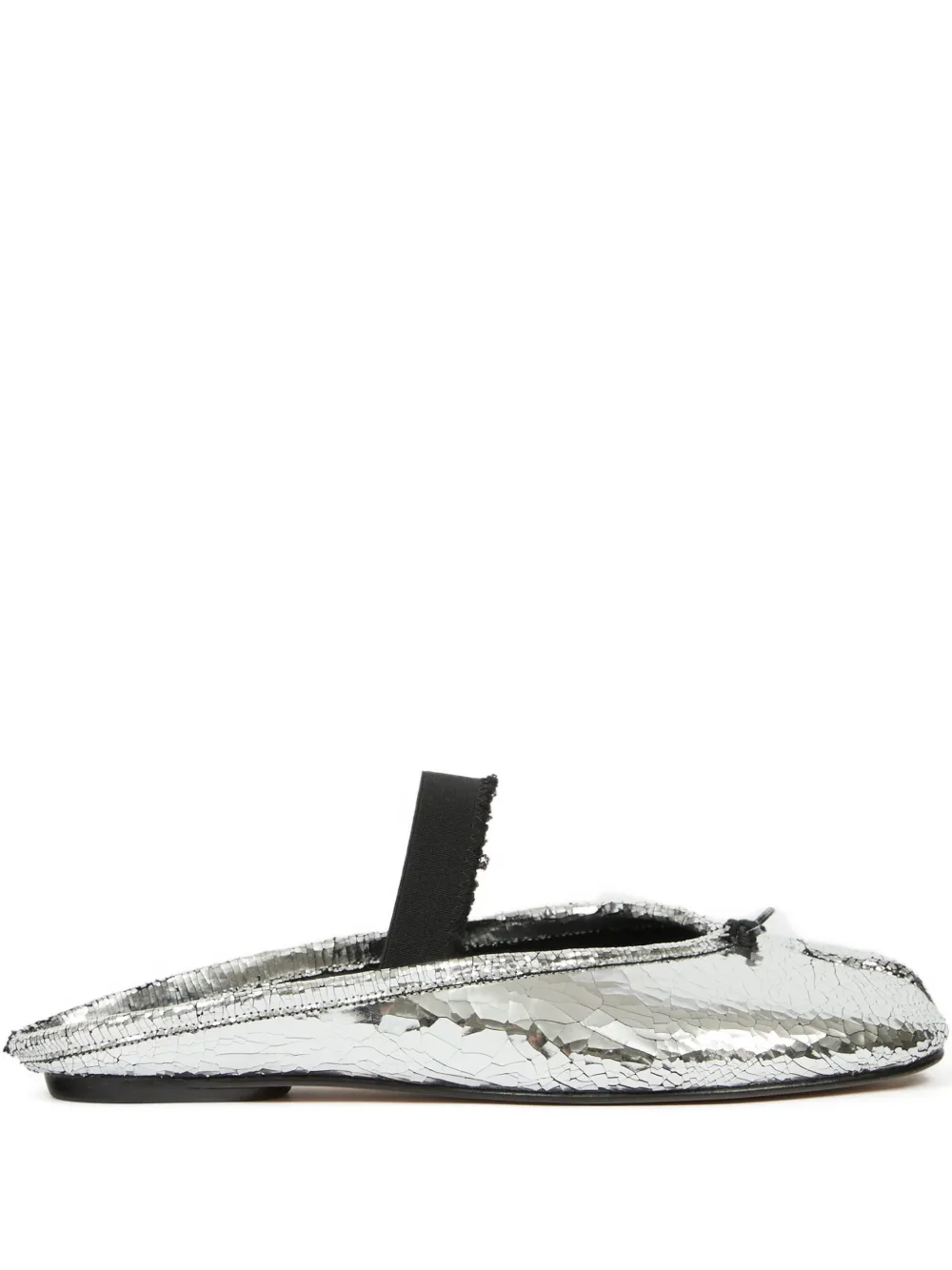 Maison Margiela Tabi leather slip-on mules | Silver | Image 1