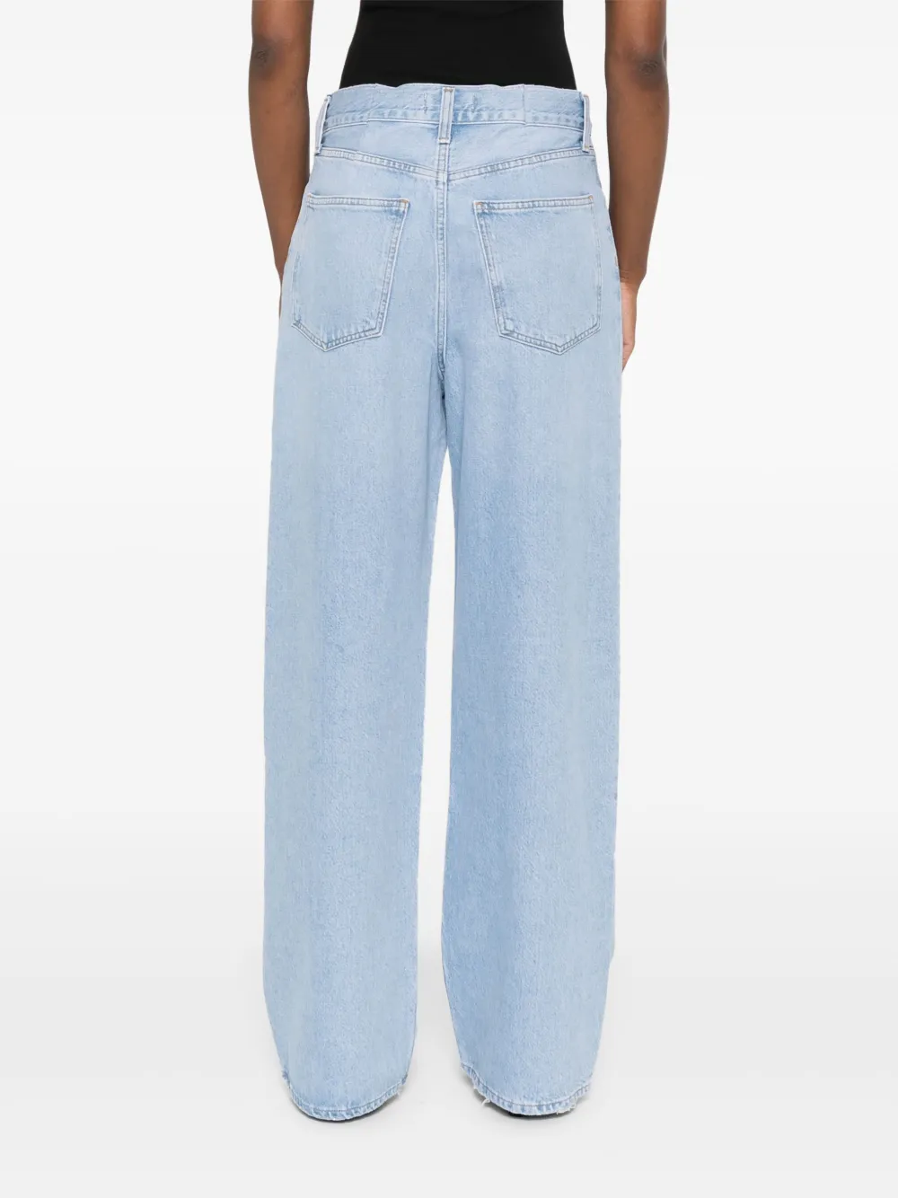 Agolde Wide-leg Jeans In Blue