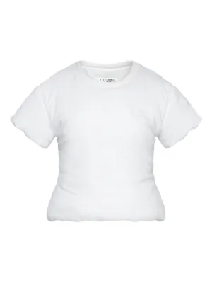 Noir Kei Ninomiya チュールスリーブ Tシャツ | ホワイト | FARFETCH JP