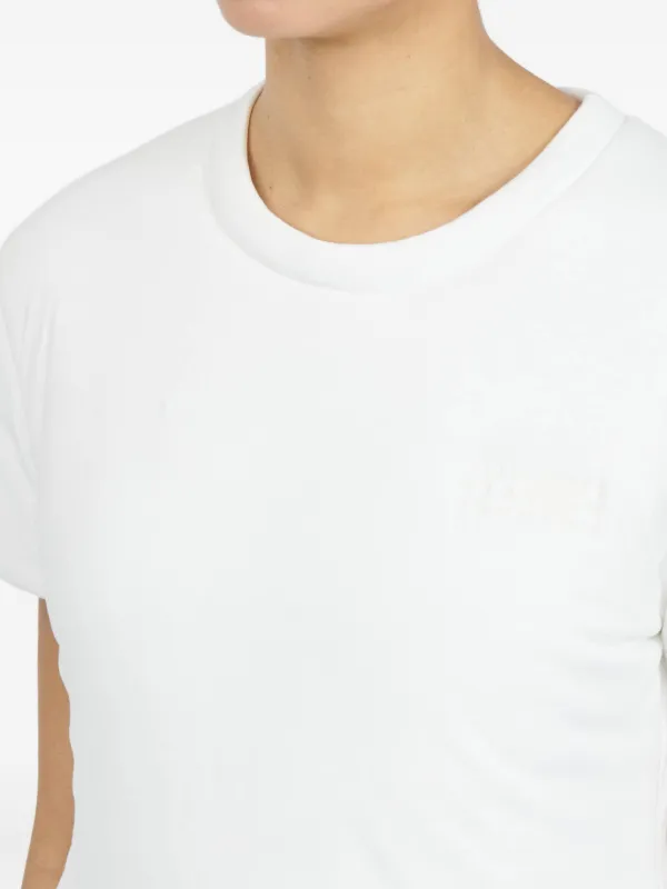 Tシャツ・カットソー MM6 MAISON MARGIELA WHITE COTTON T-SHIRT MM6 Maison Margiela Cotton Numeric Tab T-Shirt | Harrods US