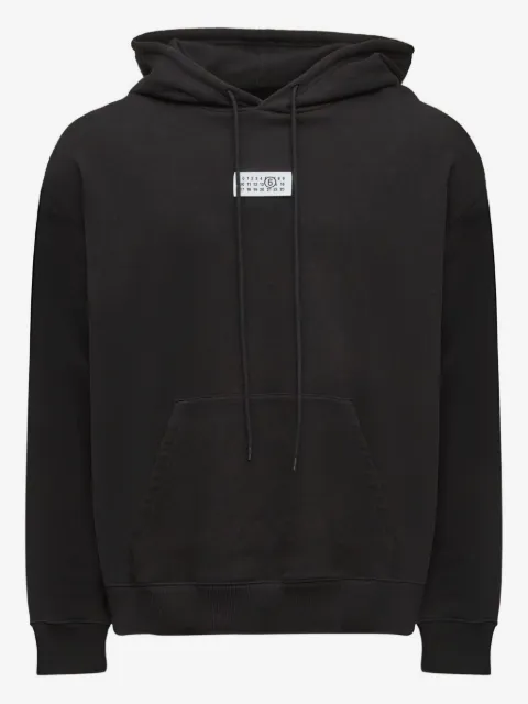 MM6 Maison Margiela logo hooded sweatshirt