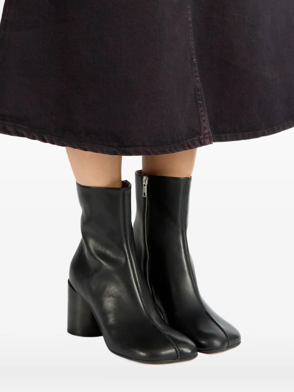 MM6 Anatomic 70mm アンクルブーツ MM6 Maison Margiela Anatomic 70mm アンクルブーツ | ブラック