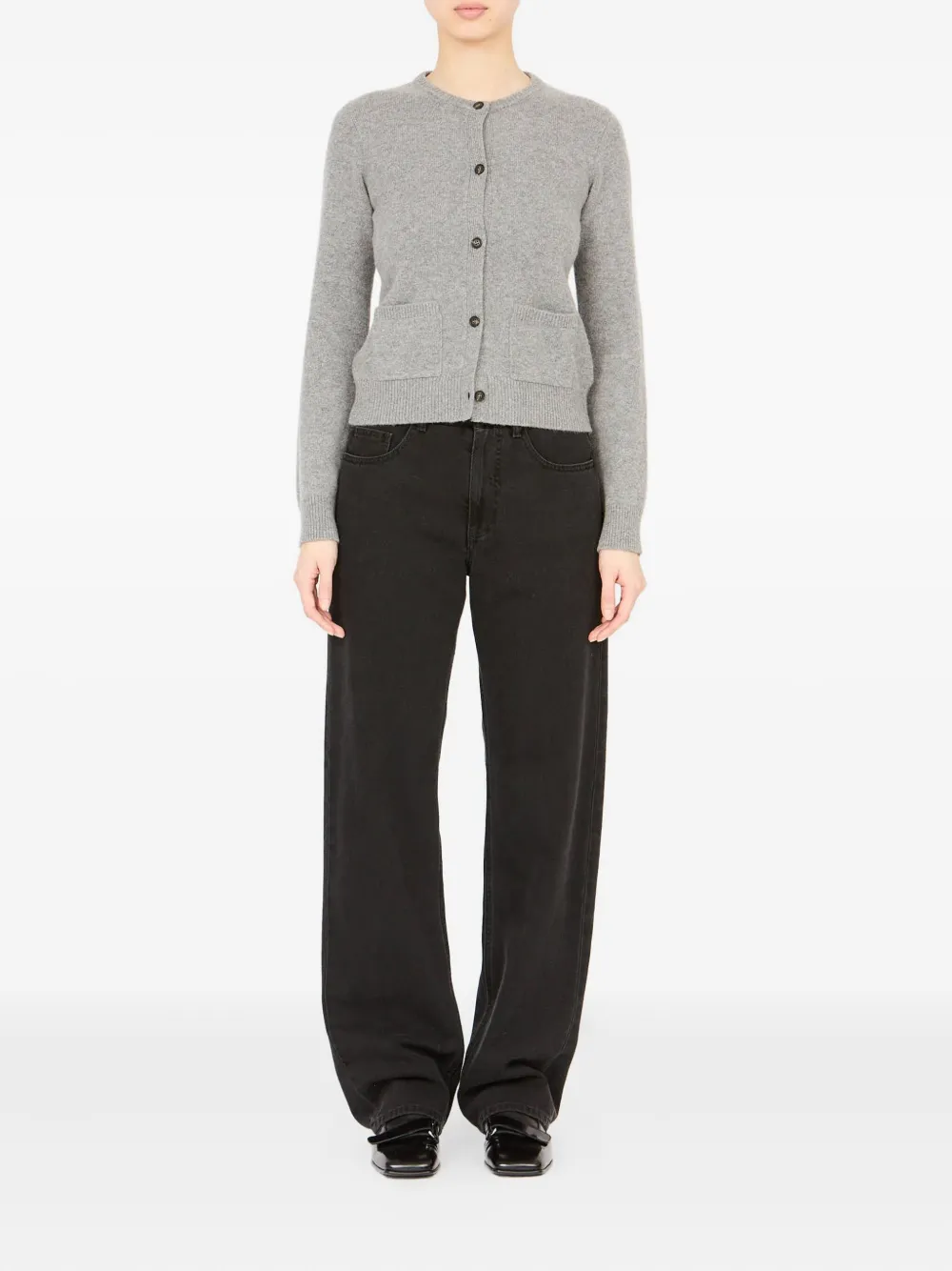MM6 Maison Margiela patch-pocket button cardigan | Cardigans | Image 2