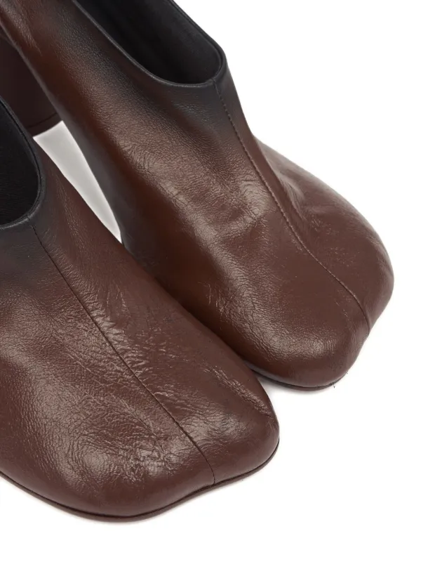 MM6 Maison Margiela レザーパンプス | FARFETCH JP