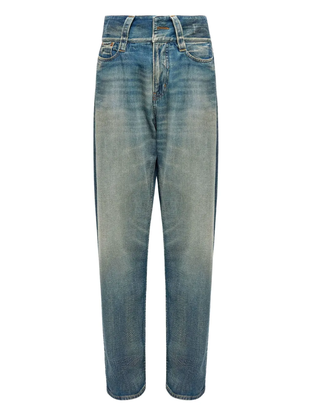 MM6 Maison Margiela Jeans met vervaagd effect Blauw