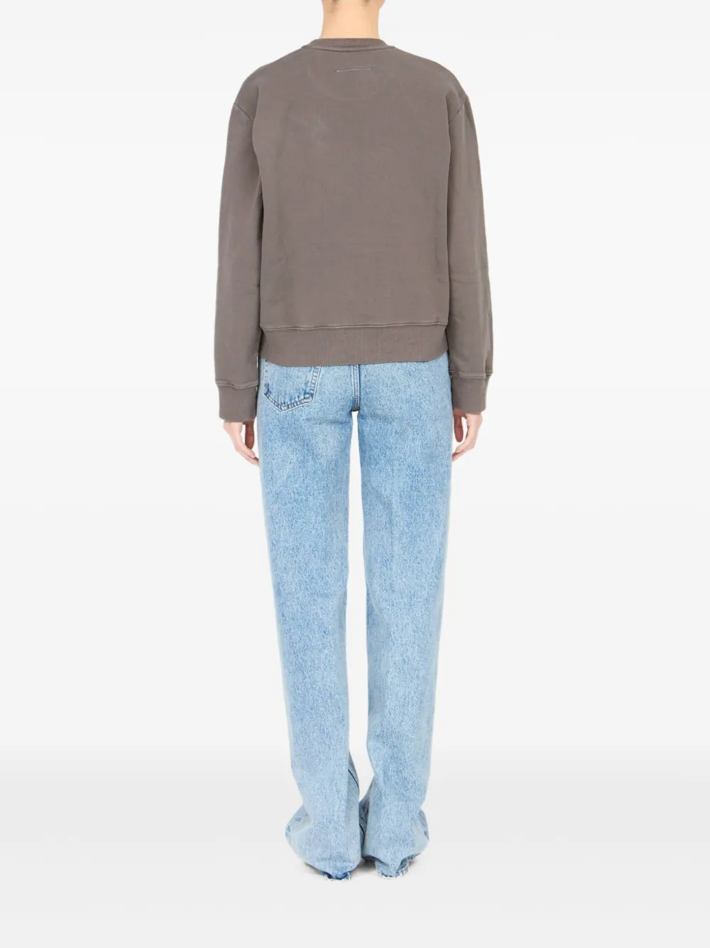 MM6 Maison Margiela Sweater met logopatch Grijs