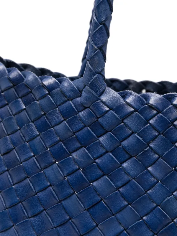 ドラゴンディフュージョン サンタクローチェBIG ダークブルーグレー DRAGON DIFFUSION Big Santa Croce Tote Bag | Blue | FARFETCH