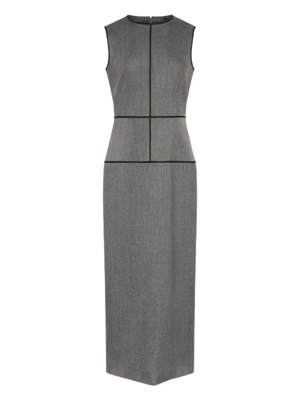 MM6 Maison Margiela Panelled Sleeveless Dress in Grey