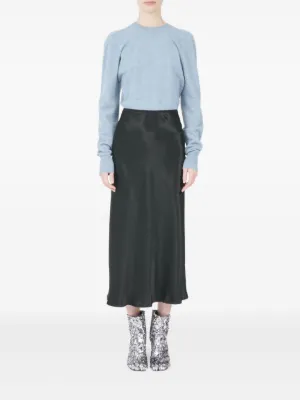 スカート Maison Margiela Light Grey Cotton Twill Midi Skirt Maison Margiela(メゾン・マルジェラ)ウィメンズ スカート