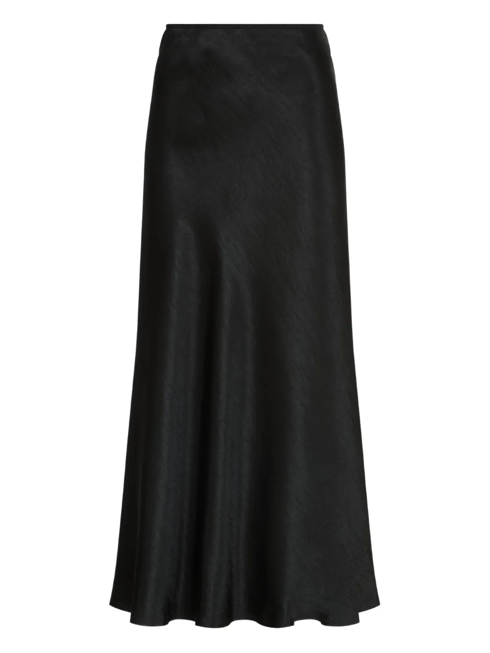 Maison Margiela bias-cut midi skirt Zwart