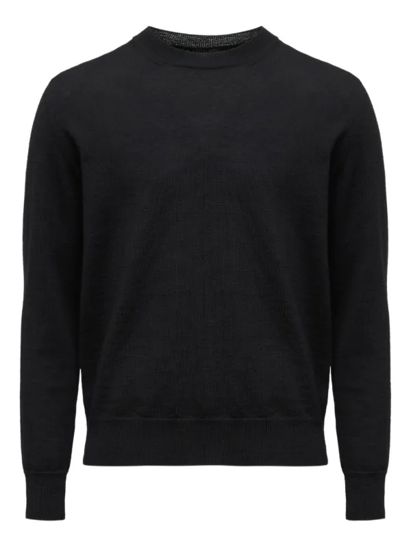 MM6 Maison Margiela クルーネック セーター | ブラック | FARFETCH JP