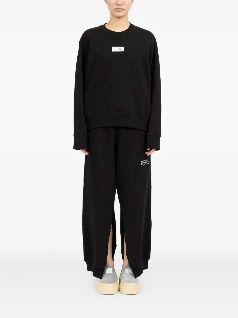 MM6 Maison Margiela Numbers-appliqué sweatshirt | Sweaters | Image 2