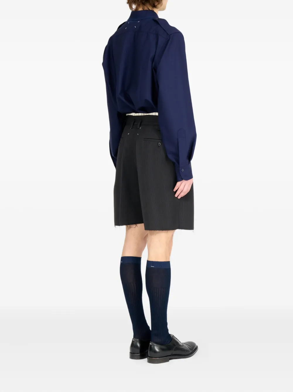 Maison Margiela Formele shorts Zwart