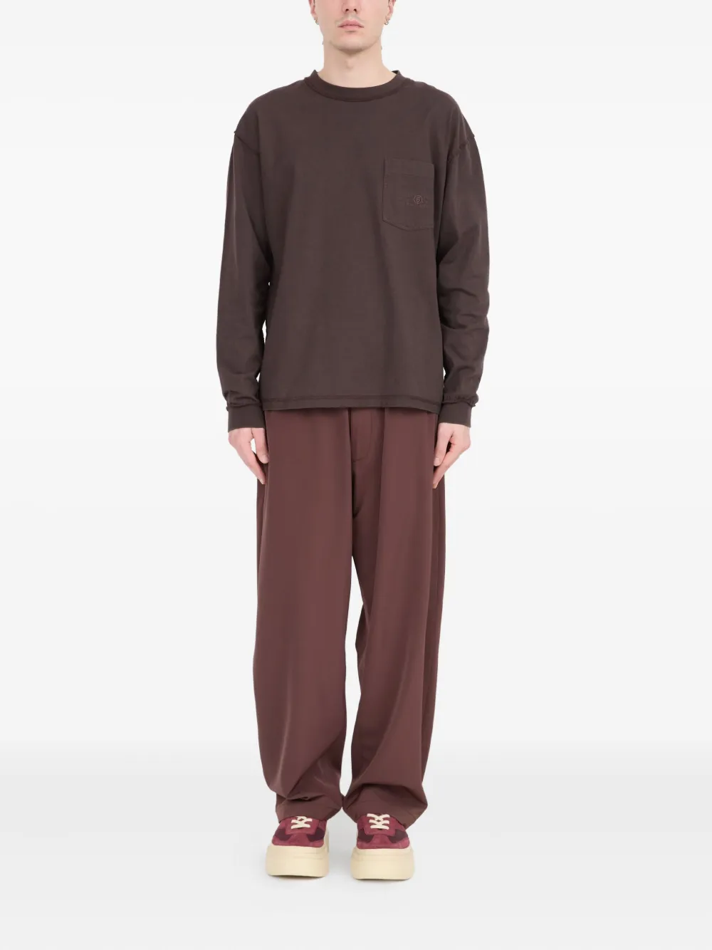 MM6 Maison Margiela Katoenen sweater Bruin