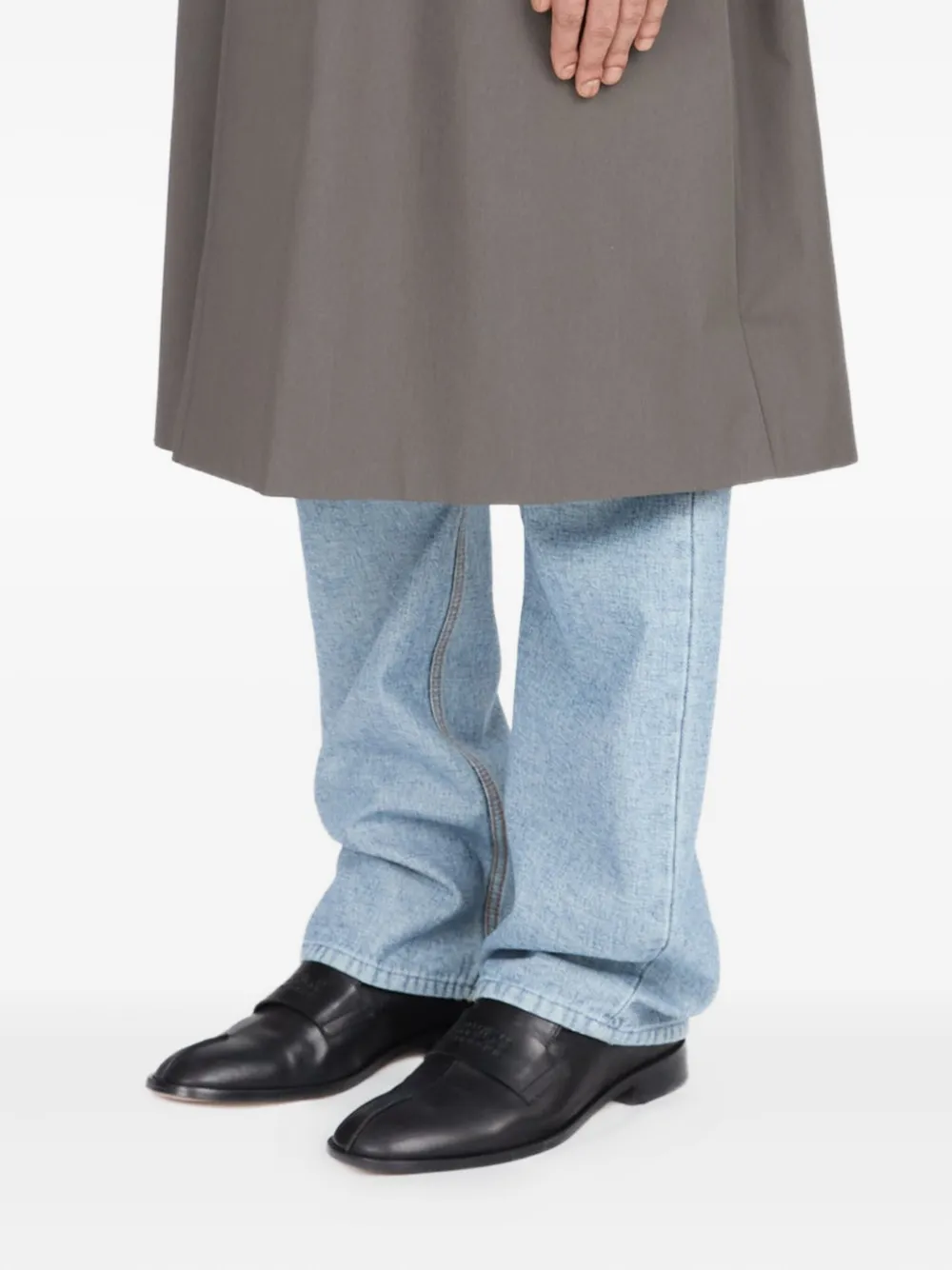 MM6 Maison Margiela フーデッド レインコート | グレー | FARFETCH JP