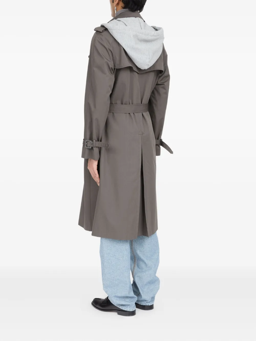 MM6 Maison Margiela Regenjas met capuchon Grijs