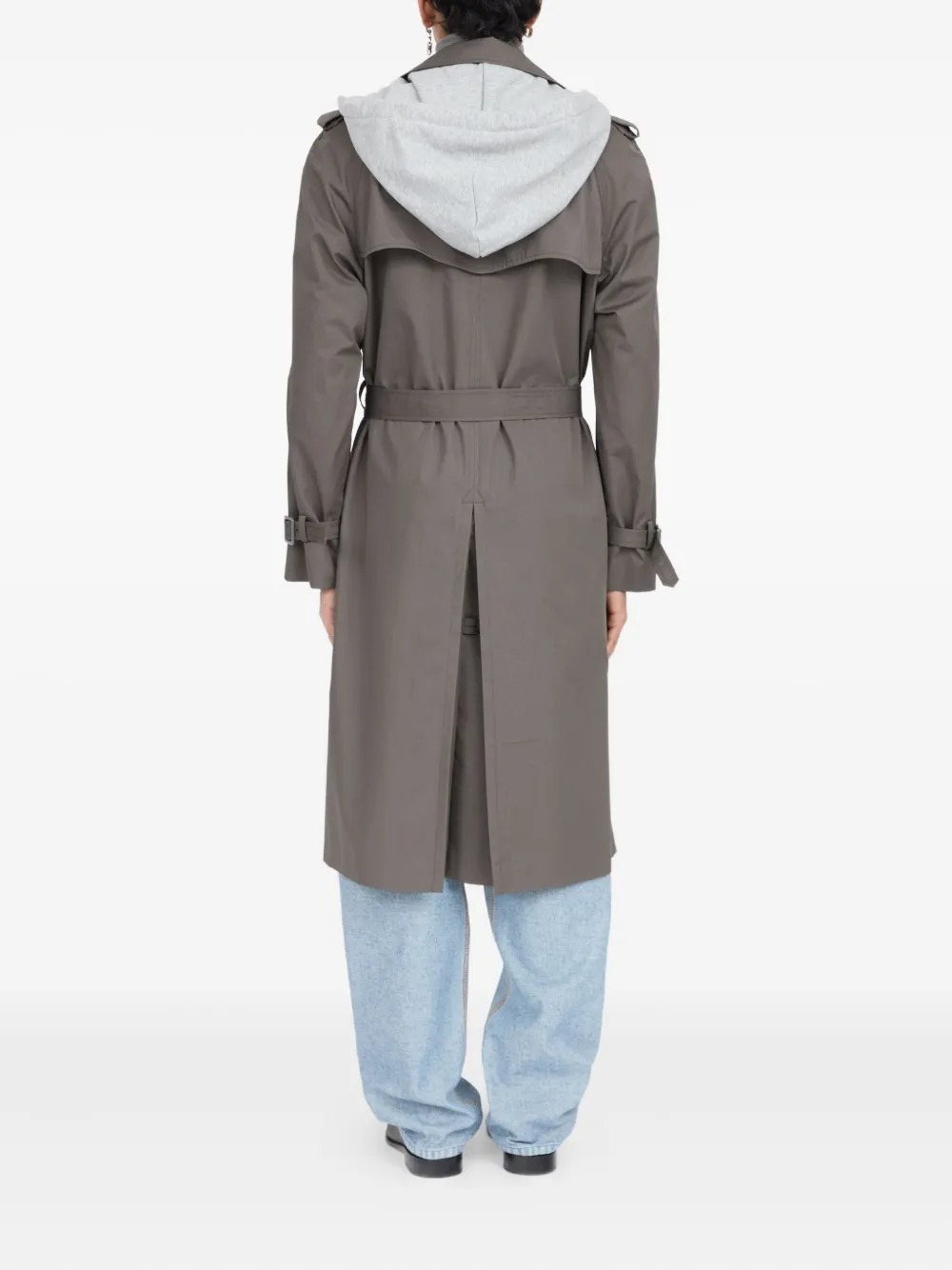 MM6 Maison Margiela Regenjas met capuchon Grijs