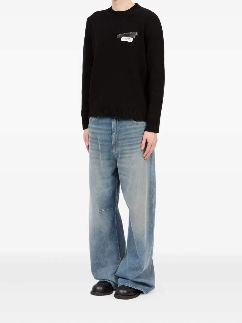 MM6 Maison Margiela Maglione in misto lana | Image 6