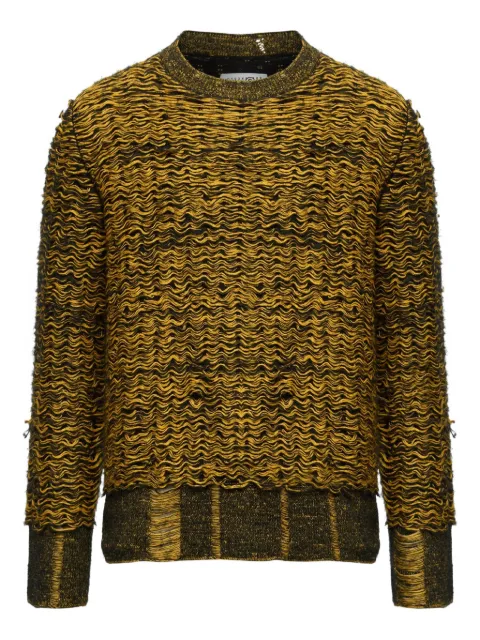 MM6 Maison Margiela sudadera texturizado con cuello redondo