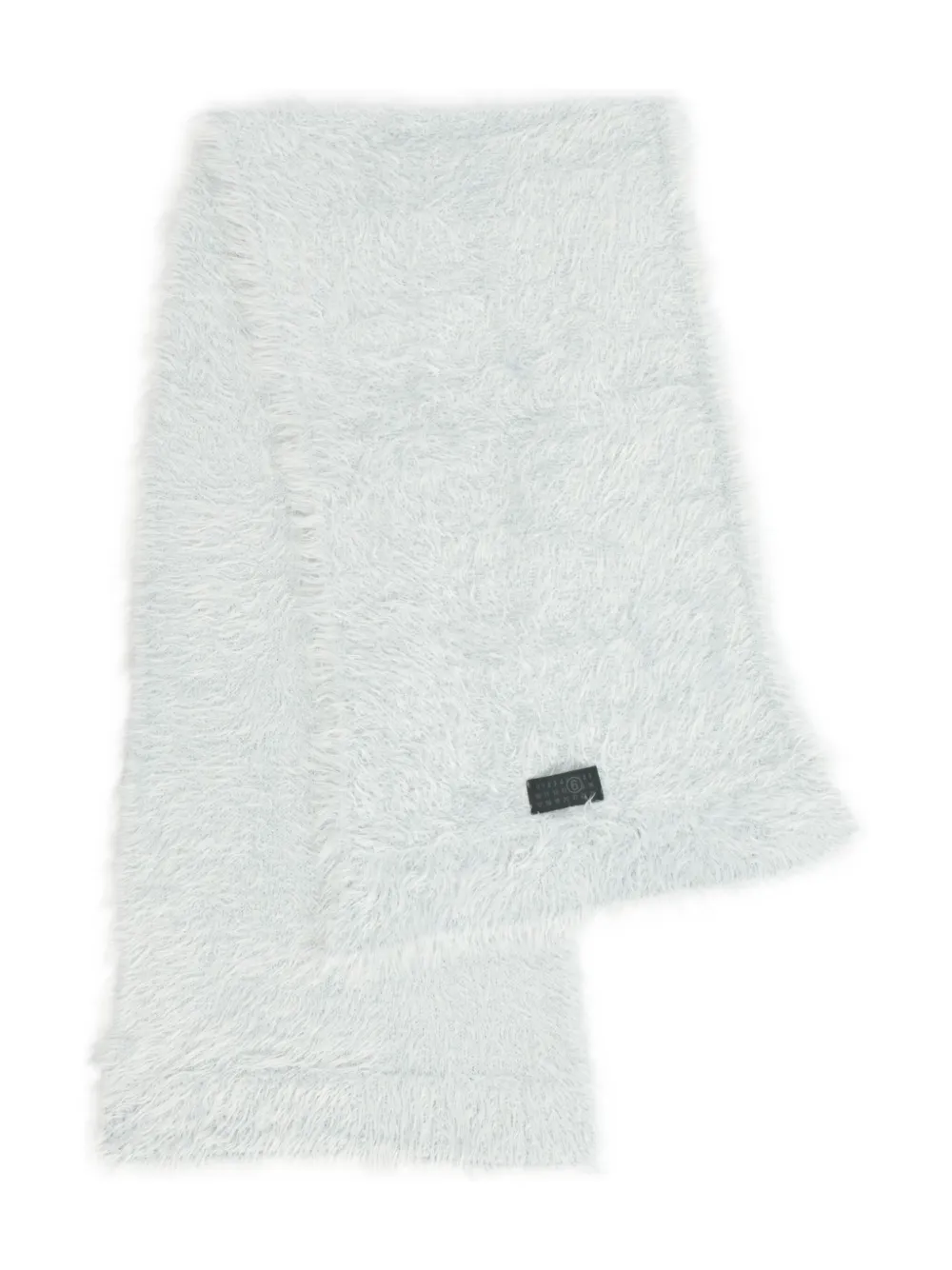 MM6 Maison Margiela Sciarpa con grafica numerica - Blu