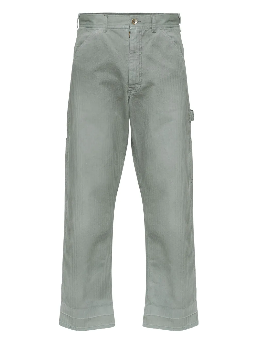 Maison Margiela Straight jeans met textuur Grijs