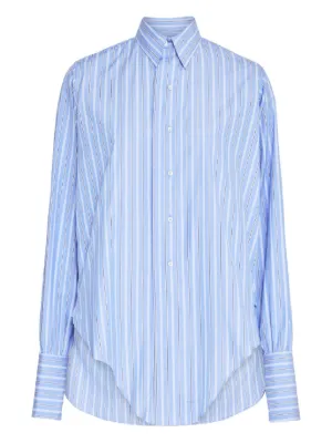 JW Anderson ストライプ シャツ | ブルー | FARFETCH JP