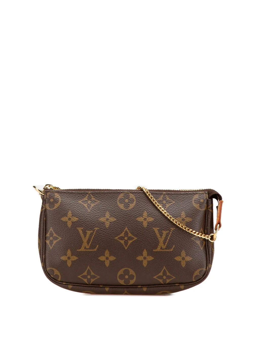Louis Vuitton Pre-Owned 2004 Monogram Mini Pochette Accessoires handbag | Brown | Image 1