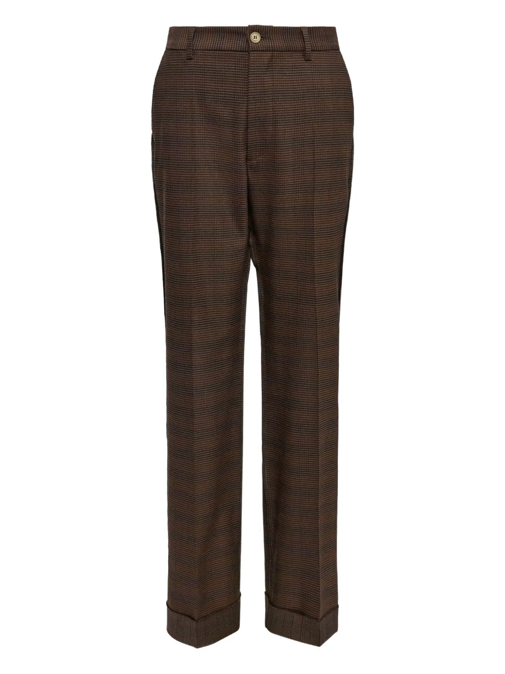 MM6 Maison Margiela checked pants | Brown | Image 1
