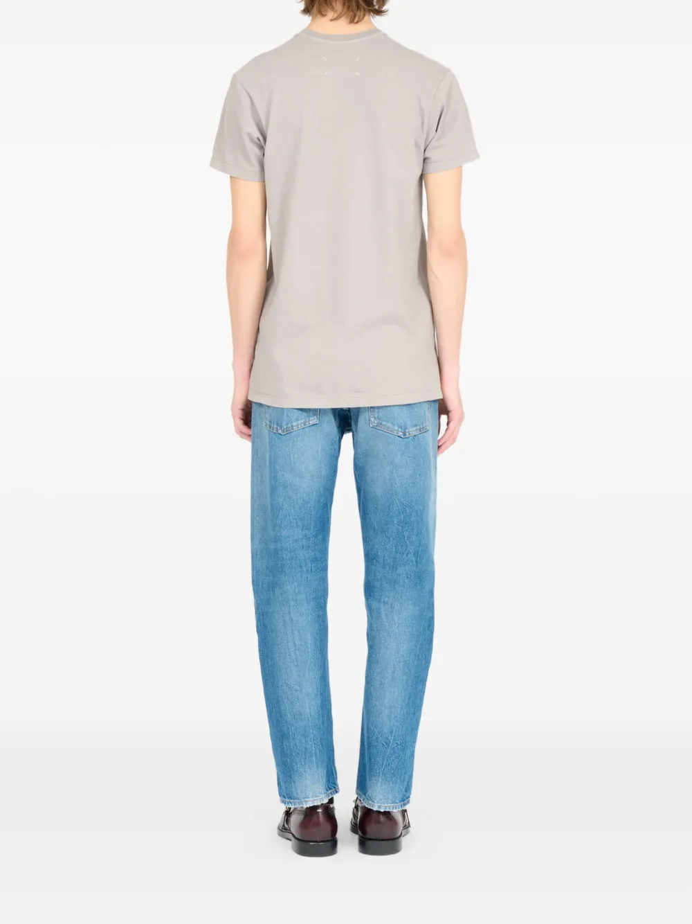Maison Margiela T-shirt met tekst Beige