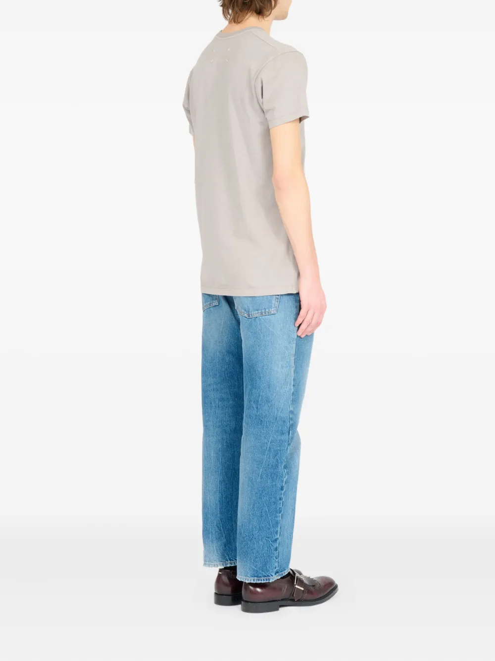 Maison Margiela T-shirt met tekst Beige
