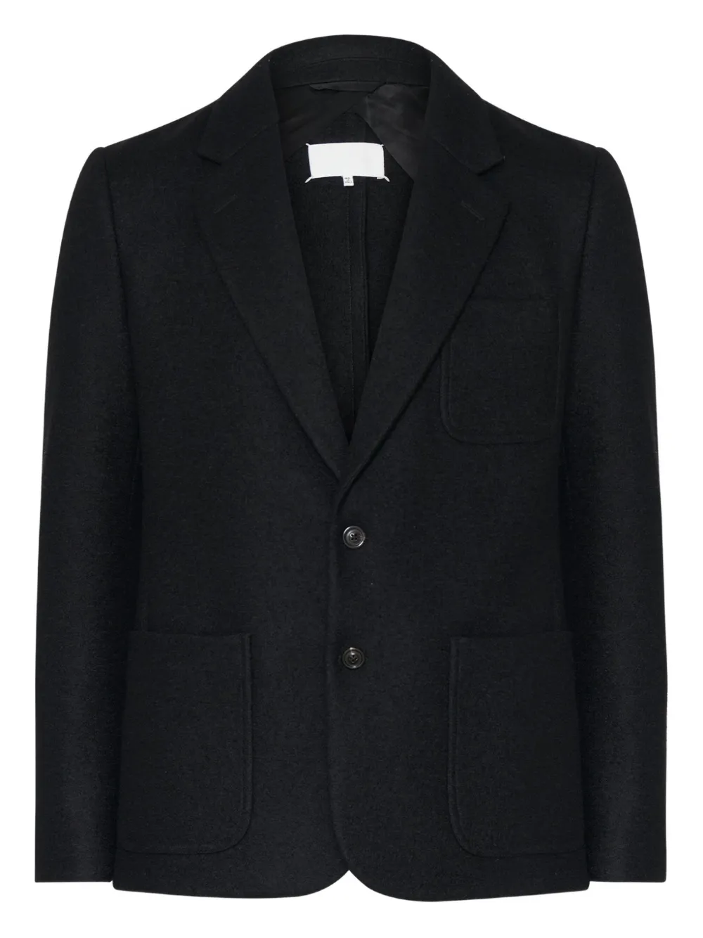 Maison Margiela Wollen blazer met twee zakken Zwart