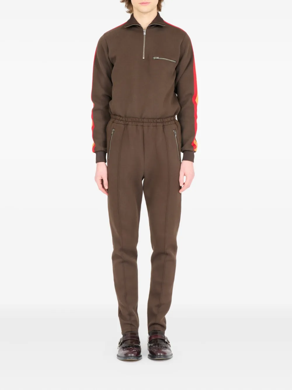 Maison Margiela Trainingsbroek met ritszak - Bruin