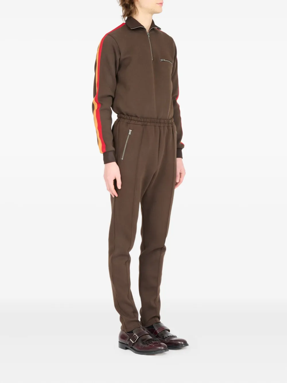 Maison Margiela Trainingsbroek met ritszak Bruin