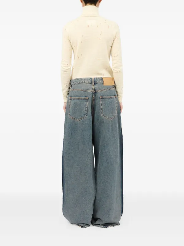 MM6 Maison Margiela ワイドジーンズ | ブルー | FARFETCH JP
