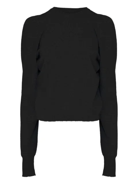 Maison Margiela puff-shoulder wool sweater 