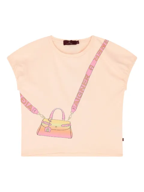 Aigner Kids graphic-print short-sleeve T-shirt