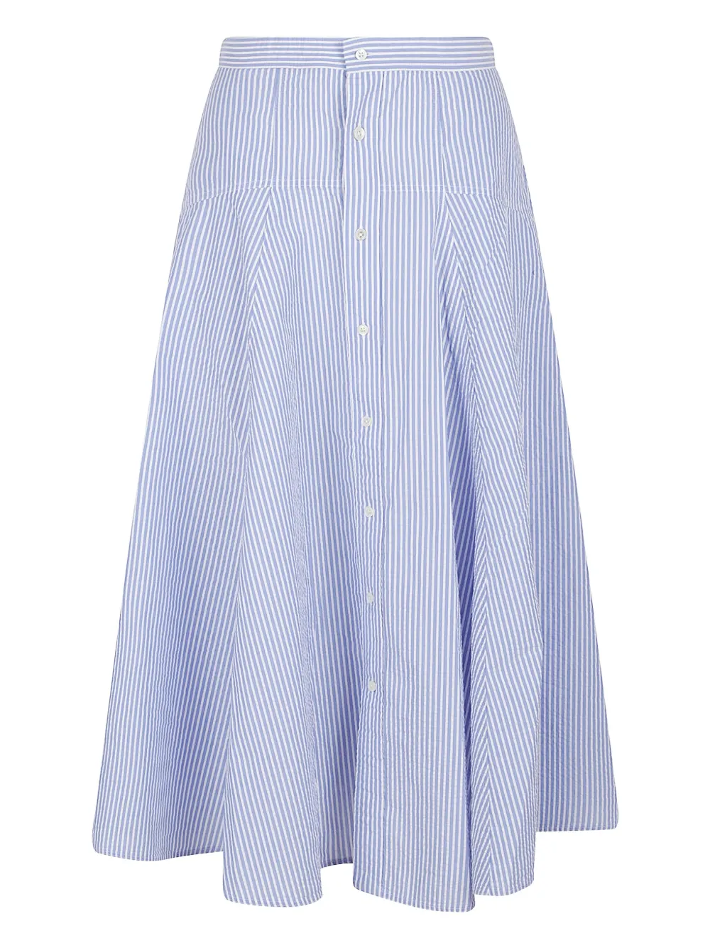 Polo Ralph Lauren Gestreepte rok met knopen Blauw