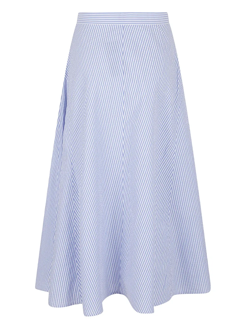 Polo Ralph Lauren striped button-front skirt - ブルー Polo Ralph Lauren striped button-front skirt - ブルー
