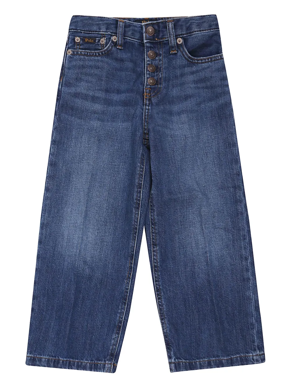 POLO RALPH LAUREN KIDS Cropped jeans Blauw