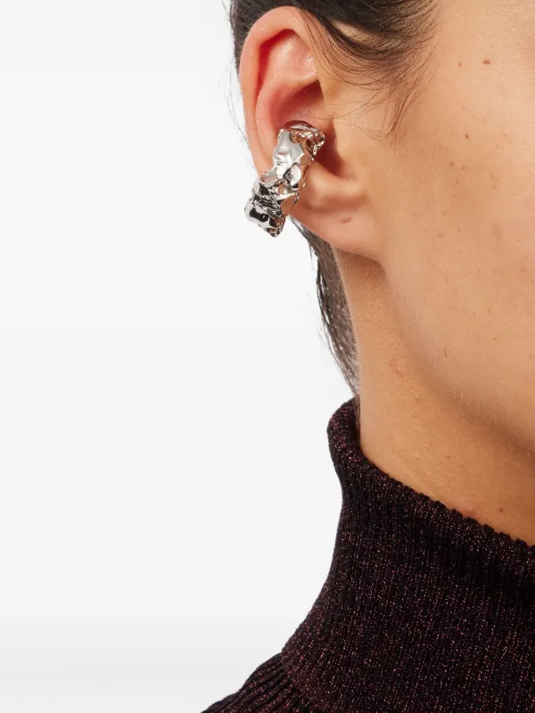 マウリエル MM6 Maison Margiela Silver Piercing Earrings MM6 Maison Margiela
