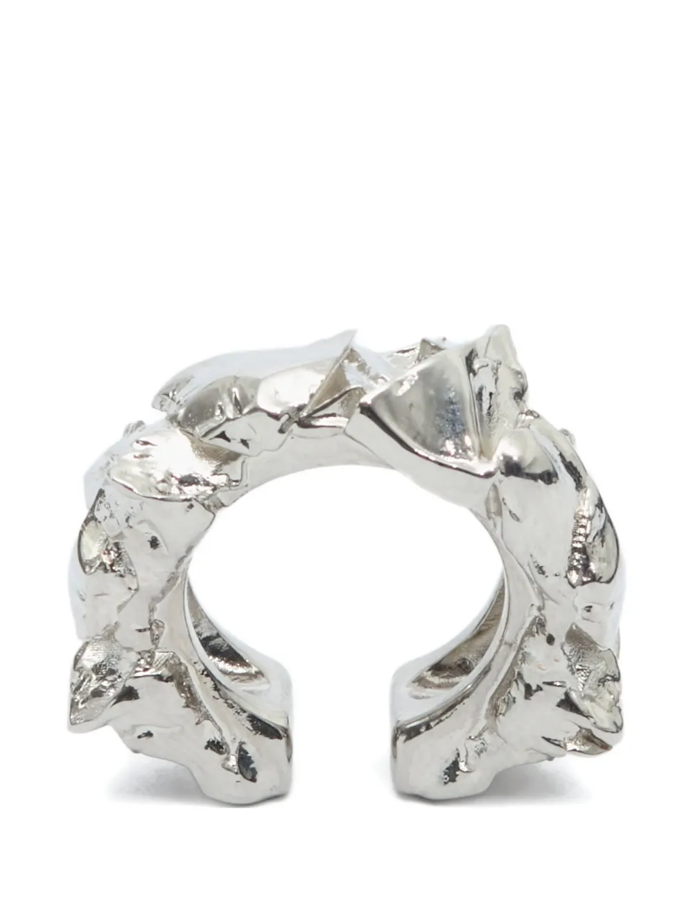 MM6 Maison Margiela sculpted ear cuff | Silver | Image 1