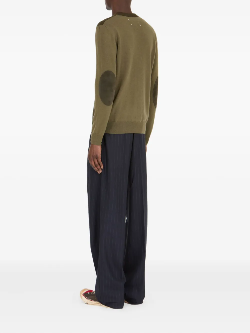 Maison Margiela Vest met patch Groen